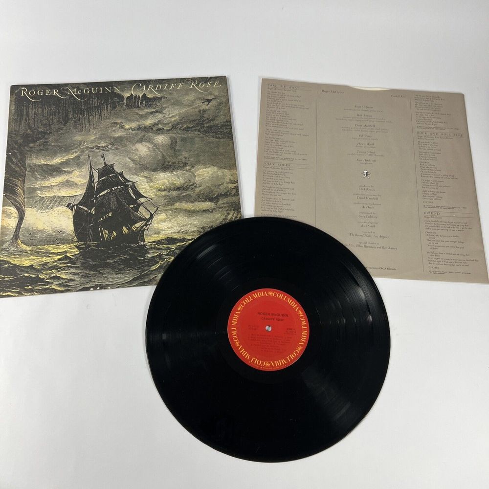 Roger McGuinn Cardiff Rose‎ 1976 Vinyl LP